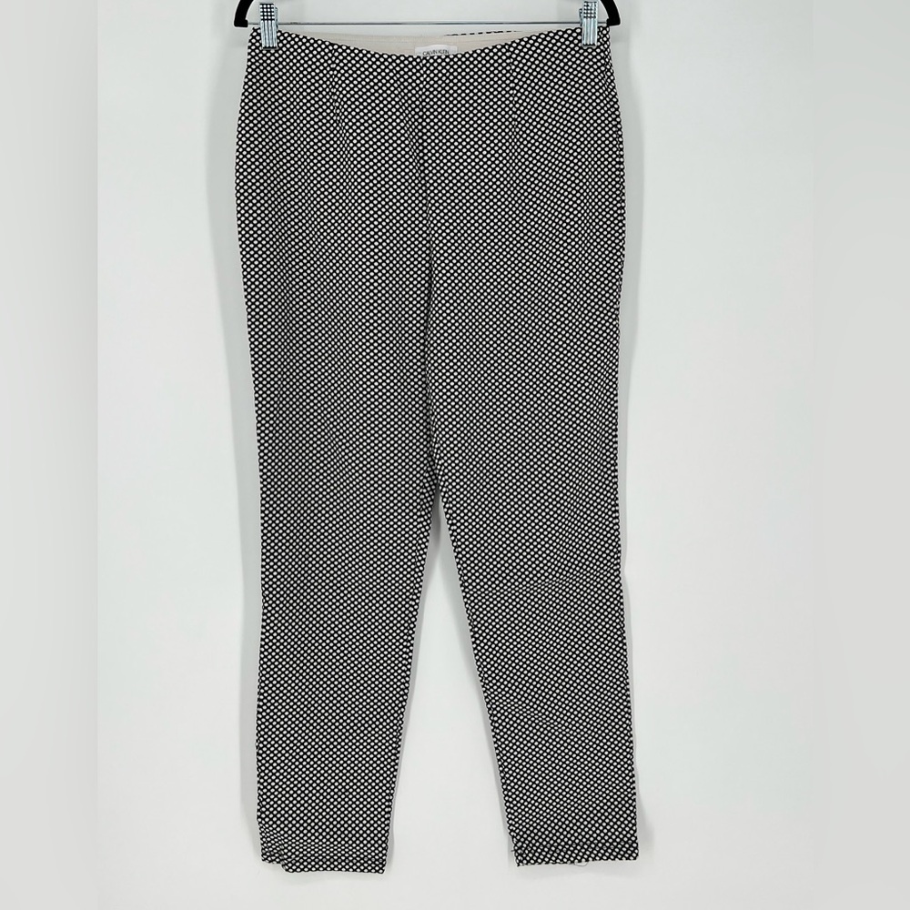Calvin Klein Polka Dot‎ black and white print ankle pants